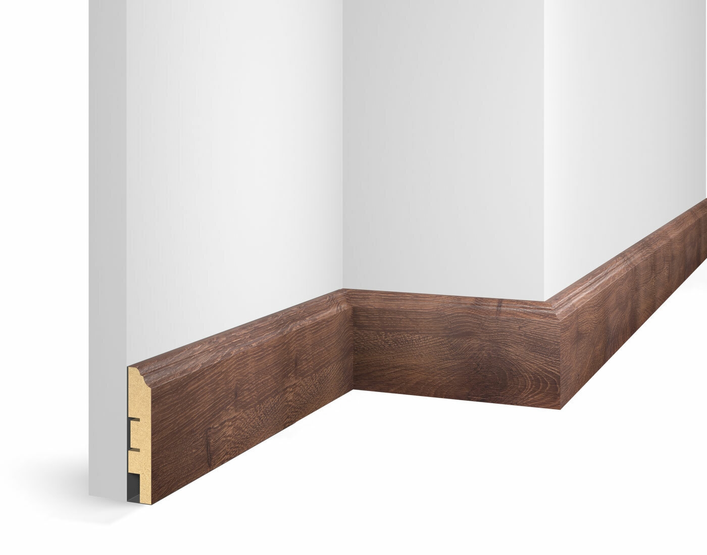 Плинтус COSCA DECOR Экошпон WP07 WP07 Дуб Лава