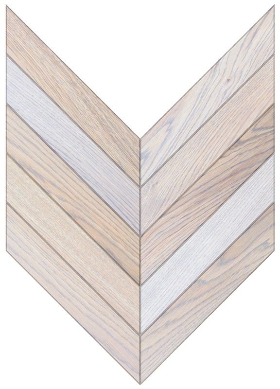 Паркетная доска Parquet Plaque Французкая елка Натур Дуб серо-розовый (110)
