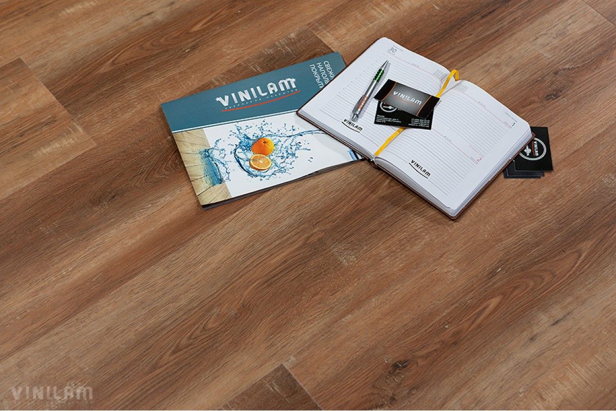 Кварцвиниловая плитка Vinilam Гибрид 6 mm Дуб Сарагоса 5080