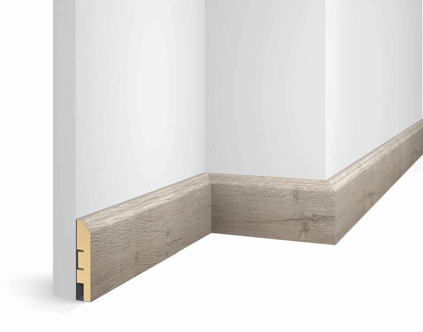 Плинтус COSCA DECOR Экошпон WP07 WP07 Дуб Бархатный