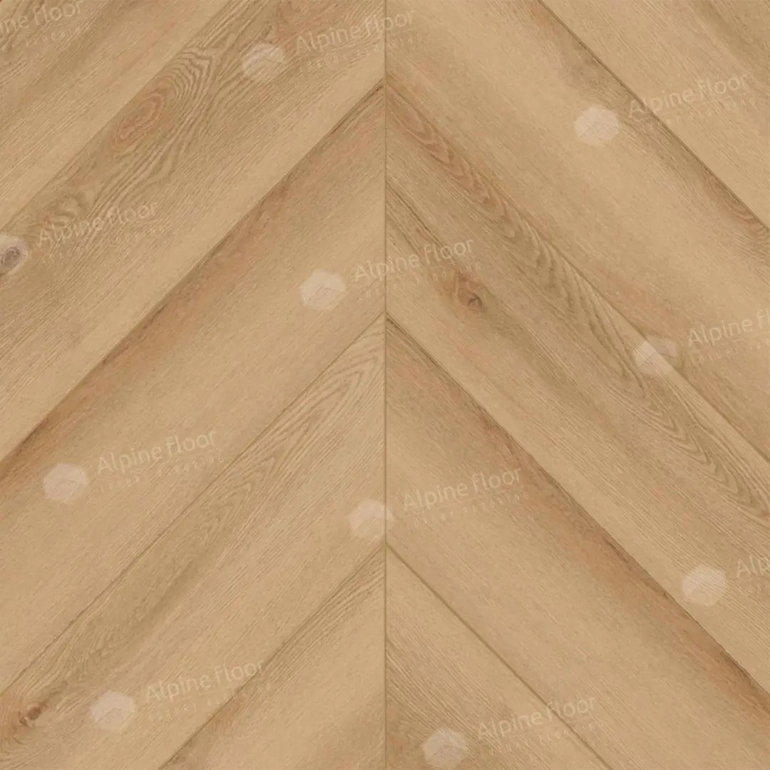 Кварцвиниловая плитка Alpine floor CHEVRON ALPINE ECO 18-19 Дуб Самерсет