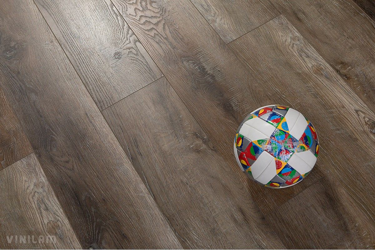 Кварцвиниловая плитка Vinilam Гибрид + пробка XXL 6,5 мм 10013V Дуб Варем
