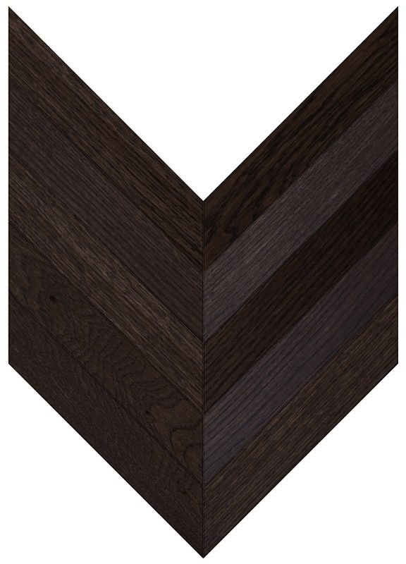 Паркетная доска Parquet Plaque Французкая елка Натур Дуб темно-коричневый (100)