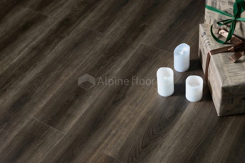 Кварцвиниловая плитка Alpine floor STEEL WOOD ECO 12-5 ДАРК УЦЕНКА