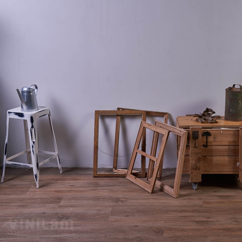 Кварцвиниловая плитка Vinilam Ceramo Glue 61512 ДУБ ОЛИВКОВЫЙ