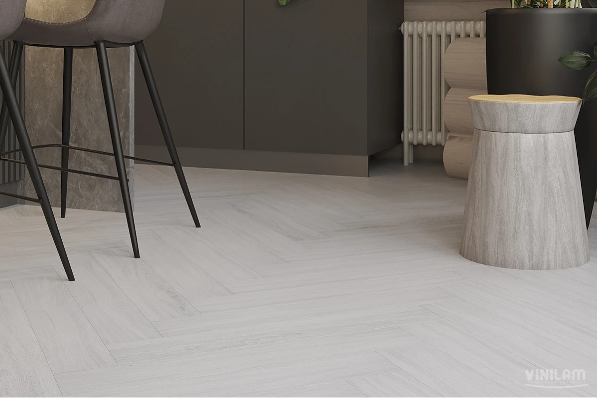 Кварцвиниловая плитка Vinilam PARQUET Herringbone 6,5 mm IS11366 Паркет Санторини