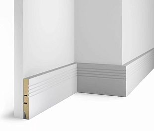 Плинтус COSCA DECOR Белый белый под покраску AP08