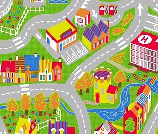 Ковролин ВИТЕБСКИЕ КОВРЫ КИНДЕР-МИКС 51980-20 (2м, 8мм)