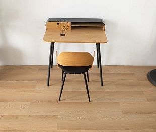 Кварцвиниловая плитка Vinilam Гибрид + пробка 7 мм 10140V Дуб Динан