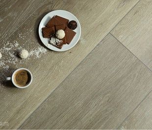 Кварцвиниловая плитка Vinilam Гибрид + пробка XXL 6,5 мм 10318V Дуб Гел