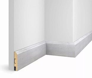 Плинтус COSCA DECOR Экошпон WP07 WP07 Дуб Серый