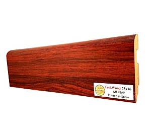 Плинтус TeckWood Цветной Мербау (75)