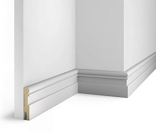 Плинтус COSCA DECOR Белый белый под покраску AP28