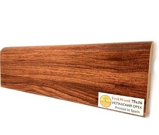 Плинтус TeckWood Цветной Испанский Орех (75)
