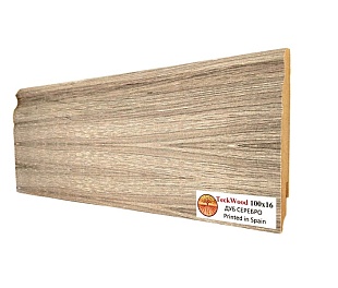 Плинтус TeckWood Цветной Дуб Серебро (100)