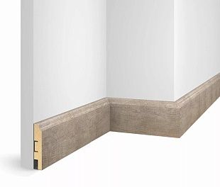 Плинтус COSCA DECOR Экошпон WP07 WP07 Дуб Серо-коричневый
