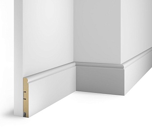 Плинтус COSCA DECOR Белый белый под покраску AP76 Плинтус COSCA DECOR Белый белый под покраску AP76