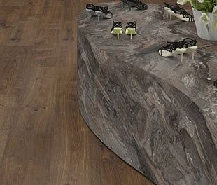 Пробковое покрытие Egger PRO COMFORT+ Дуб Беннетт тёмный EPC010