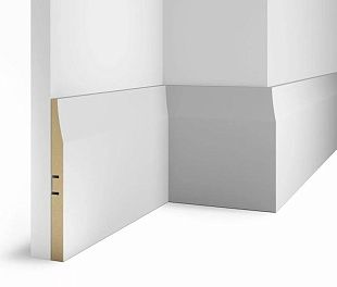 Плинтус COSCA DECOR Белый белый под покраску AP25