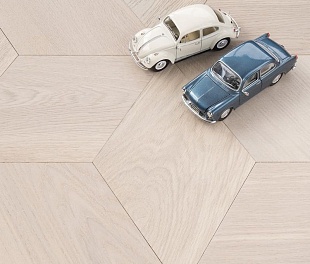 Паркет Coswick Паркетри Трапеция  Дуб Белый иней (1194-1258)