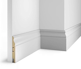 Плинтус COSCA DECOR Белый белый под покраску AP21