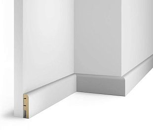 Плинтус COSCA DECOR Белый белый под покраску AP02 Плинтус COSCA DECOR Белый белый под покраску AP02