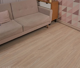 Кварцвиниловая плитка Vinilam Ceramo Glue 7777 Дуб Аляска