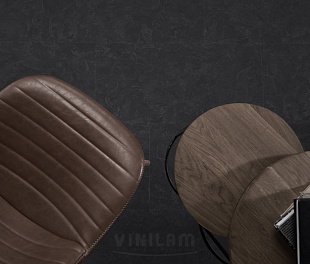 Кварцвиниловая плитка Vinilam Ceramo Click Сланцевый Черный 61607