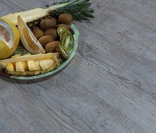 Кварцвиниловая плитка Vinilam Гибрид + пробка 7 мм Дуб Льеж 10-015