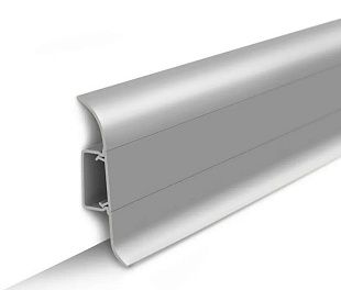 Плинтус Ideal Металлик серебристый Металлик серебристый (55, 2.5)