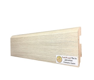 Плинтус TeckWood Цветной Дуб Крем (75)