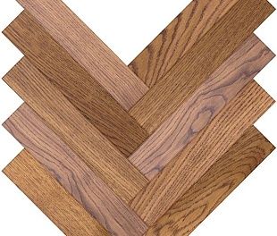 Паркетная доска Parquet Plaque Венгерская елка Рустик Дуб какао (110)