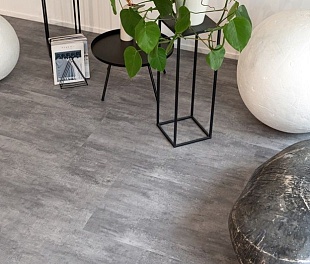 Кварцвиниловая плитка Vinilam Ceramo Click 71616 Цемент Серый