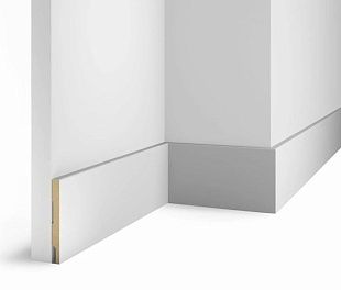 Плинтус COSCA DECOR Белый белый под покраску AP73 Плинтус COSCA DECOR Белый белый под покраску AP73