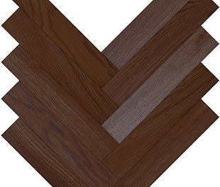 Паркетная доска Parquet Plaque Венгерская елка Рустик Дуб кофе (100)