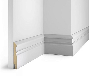 Плинтус COSCA DECOR Белый белый под покраску AP30