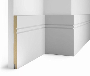 Плинтус COSCA DECOR Белый белый под покраску AP27