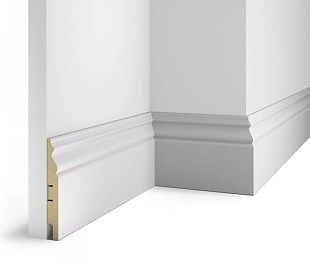 Плинтус COSCA DECOR Белый белый под покраску AP20