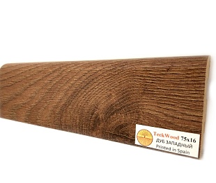 Плинтус TeckWood Цветной Дуб Западный (75)
