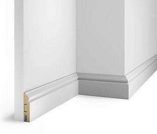 Плинтус COSCA DECOR Белый белый под покраску AP05 Плинтус COSCA DECOR Белый белый под покраску AP05