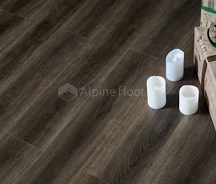 Кварцвиниловая плитка Alpine floor STEEL WOOD ECO 12-5 ДАРК УЦЕНКА