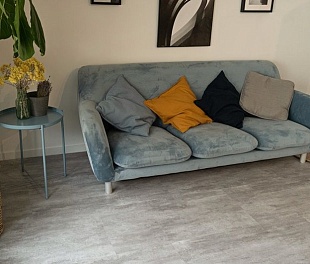 Кварцвиниловая плитка Vinilam Ceramo Click 71614 Цемент Светлый (2,209)