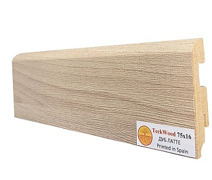 Плинтус TeckWood Цветной Дуб Латте (75)