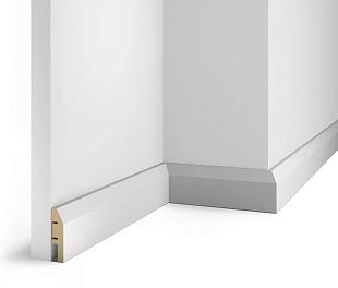 Плинтус COSCA DECOR Белый белый под покраску AP04 Плинтус COSCA DECOR Белый белый под покраску AP04