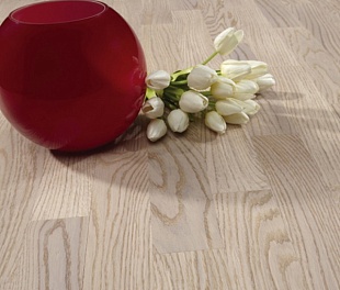 Паркетная доска Polarwood Classic Трехполосная Дуб Tundra White Matt