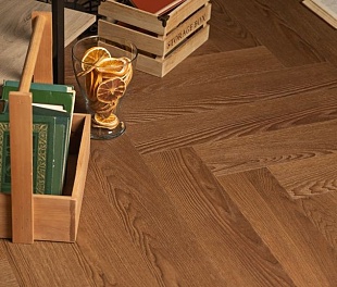 Кварцвиниловая плитка Vinilam PARQUET Herringbone 6,5 mm IS11200 Паркет Винсент