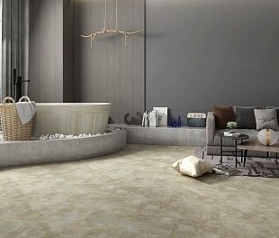 Кварцвиниловая плитка Icon Floor Marble SPC XPE ML-68 Бетон Буржуа (Concrete Bourgeois)