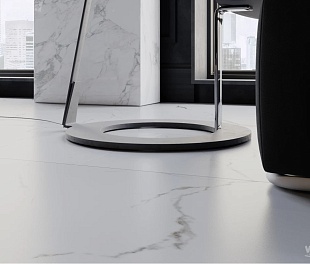 Кварцвиниловая плитка Vinilam Ceramo Click 83444 Итальянский Мрамор, пробковая подложка