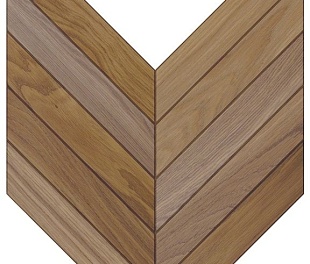 Паркетная доска Parquet Plaque Французкая елка Рустик Дуб коричневый (110)