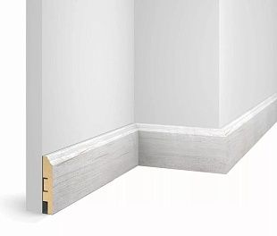 Плинтус COSCA DECOR Экошпон WP07 WP07 Дуб Эффект светло-серый